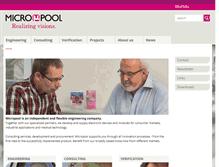 Tablet Screenshot of micropool.ch